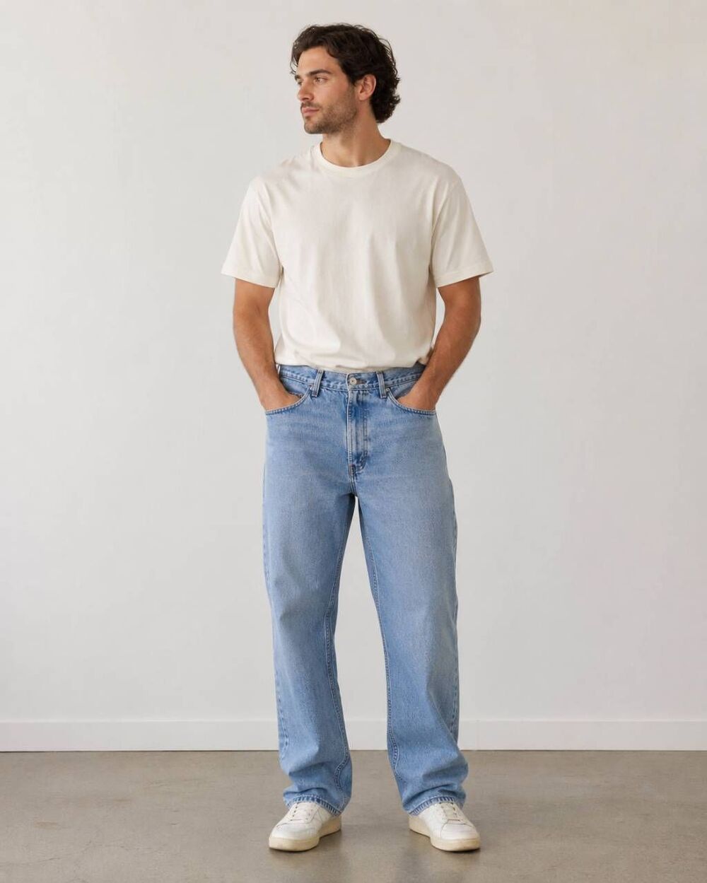 Levi’s 505 Regular Fit Jeans 34x30 Light Wash Y2K 2000s